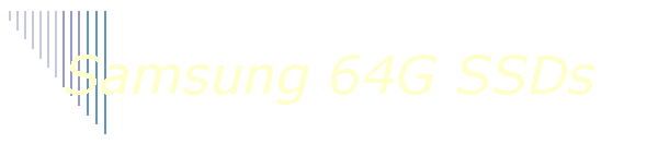 Samsung 64G SSDs